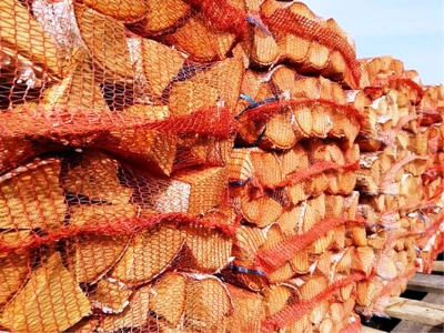 Дрова в сетках